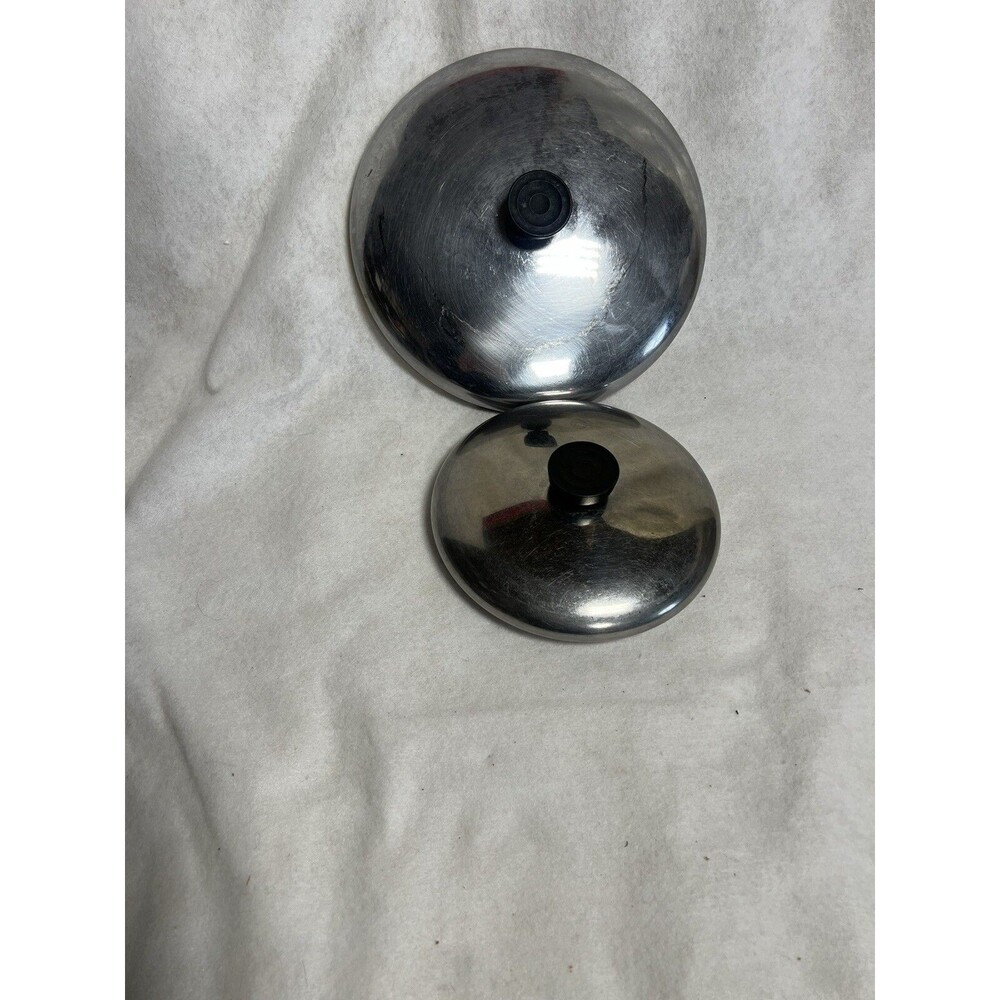 VTG Revere Ware Stainless Steel Saucepan Lid Skillet Lid